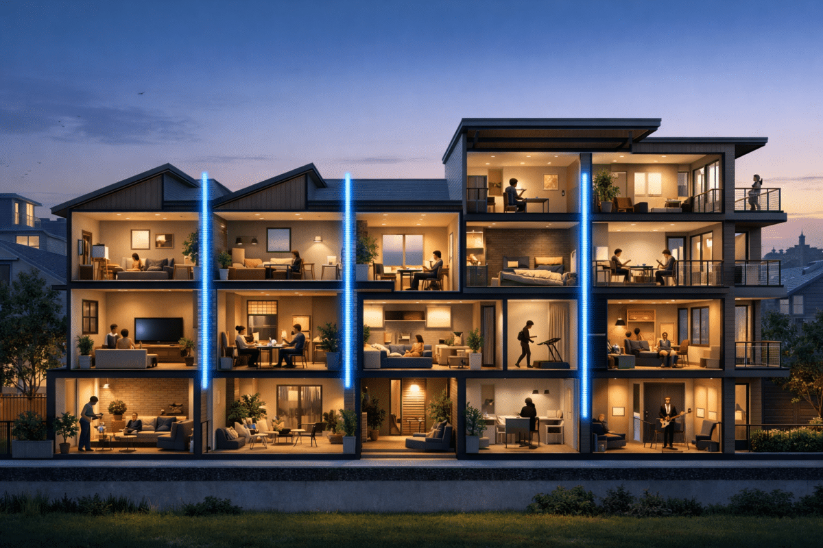 Acoustic Performance in Medium Density Housing Why Code Minimum Is No Longer Enough