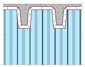 Double Tee detail Double Tee detail