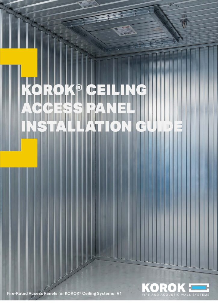 KOROK® Ceiling Access Panel KOROK® Ceiling Access Panel Installation Guide