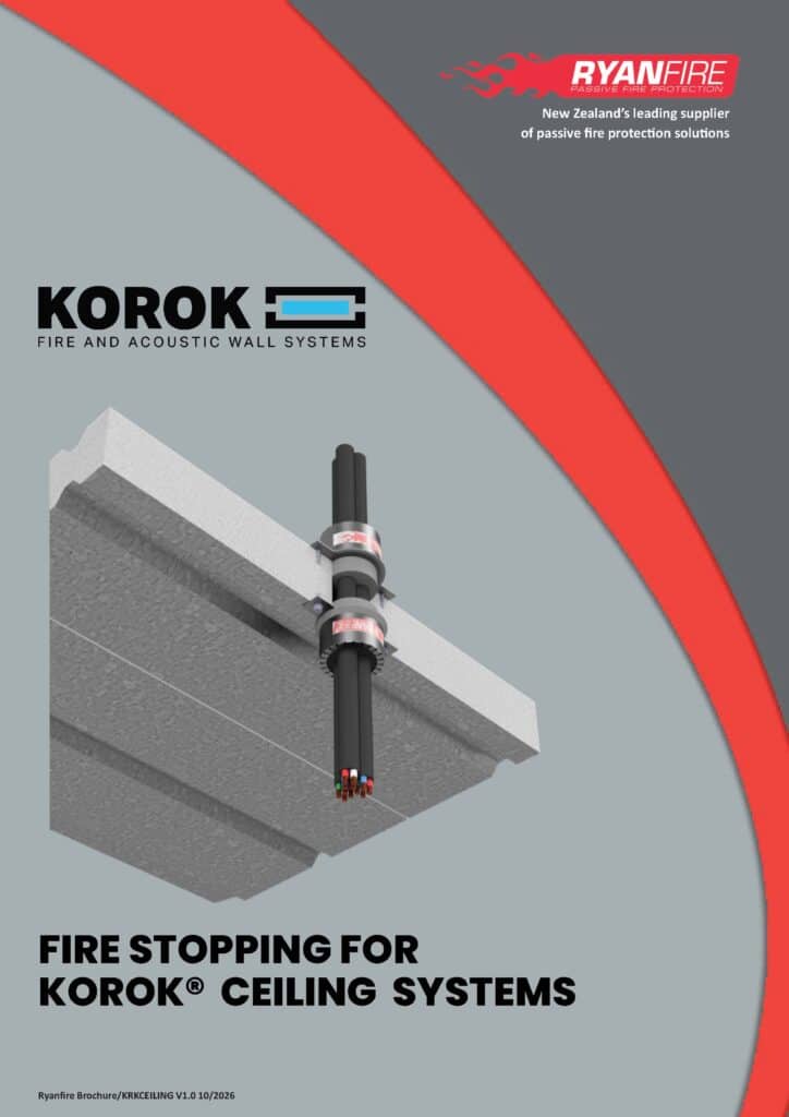 RYANFIRE Fire Stopping for KOROK® Ceiling Systems